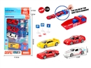 1:64 FREE WAY DIE-CAST CAR SET,4PCS W/CATAPULT